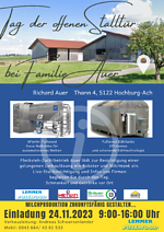 Tag der offenen Stalltür in A-5122 Hochburg-Ach am 24.11.2023